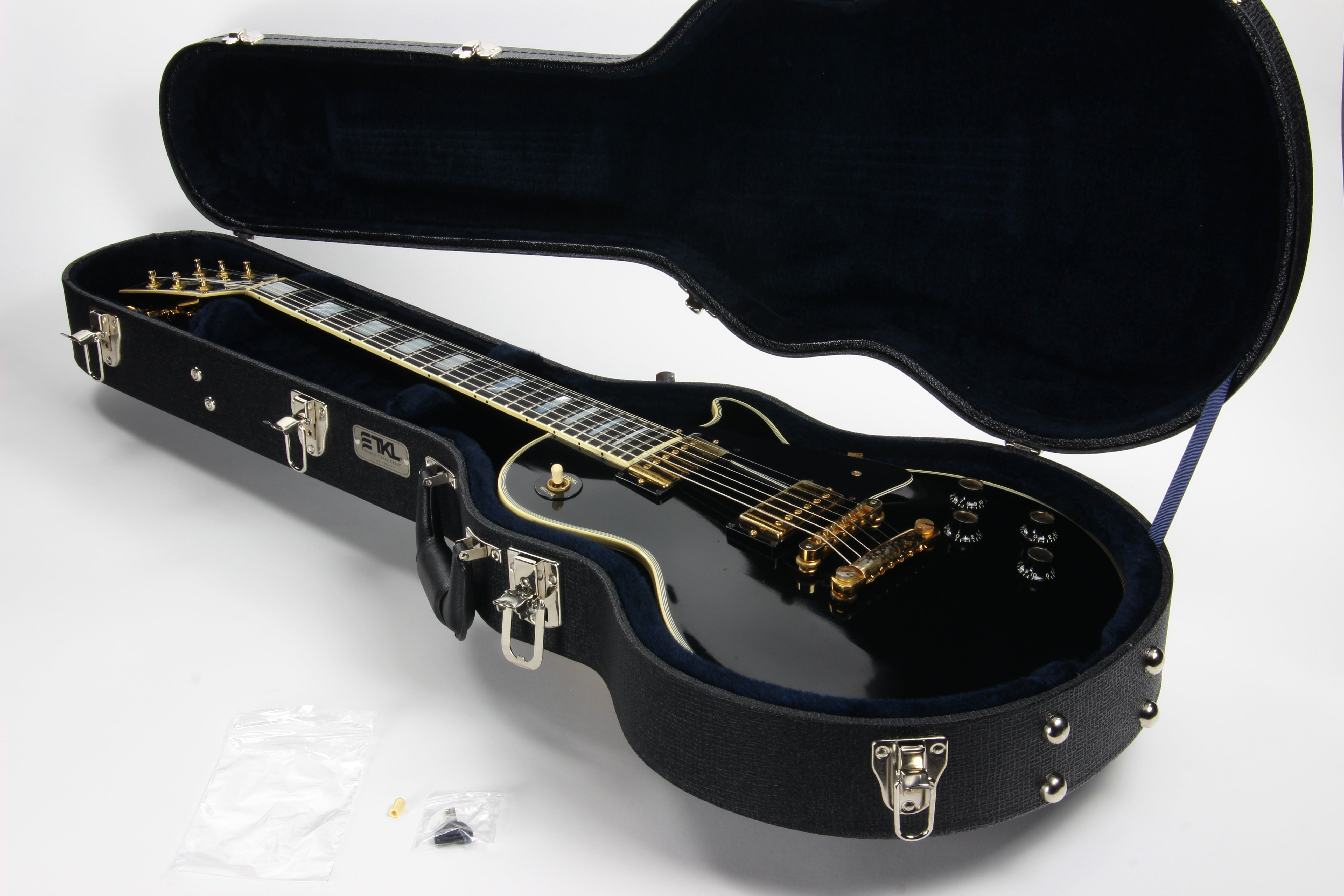 *SOLD*  1978 Gibson Les Paul Custom Ebony Black Beauty Kalamazoo-Made - No Breaks, 1970's LP