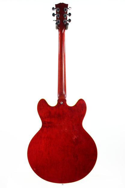 1967 Gibson ES-335 TDC Cherry Red | Dual Patent Number Sticker Humbuckers, Vintage Semi-Hollow Body ES335