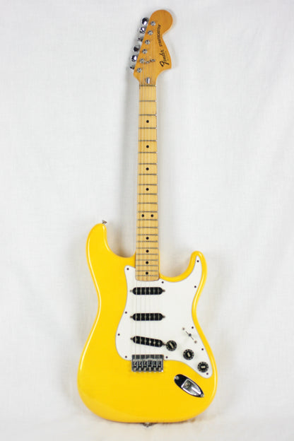 1981 Fender MONACO YELLOW Stratocaster International Color Series Strat 1979 1970's Hardtail