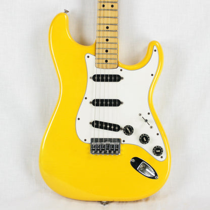 1981 Fender MONACO YELLOW Stratocaster International Color Series Strat 1979 1970's Hardtail