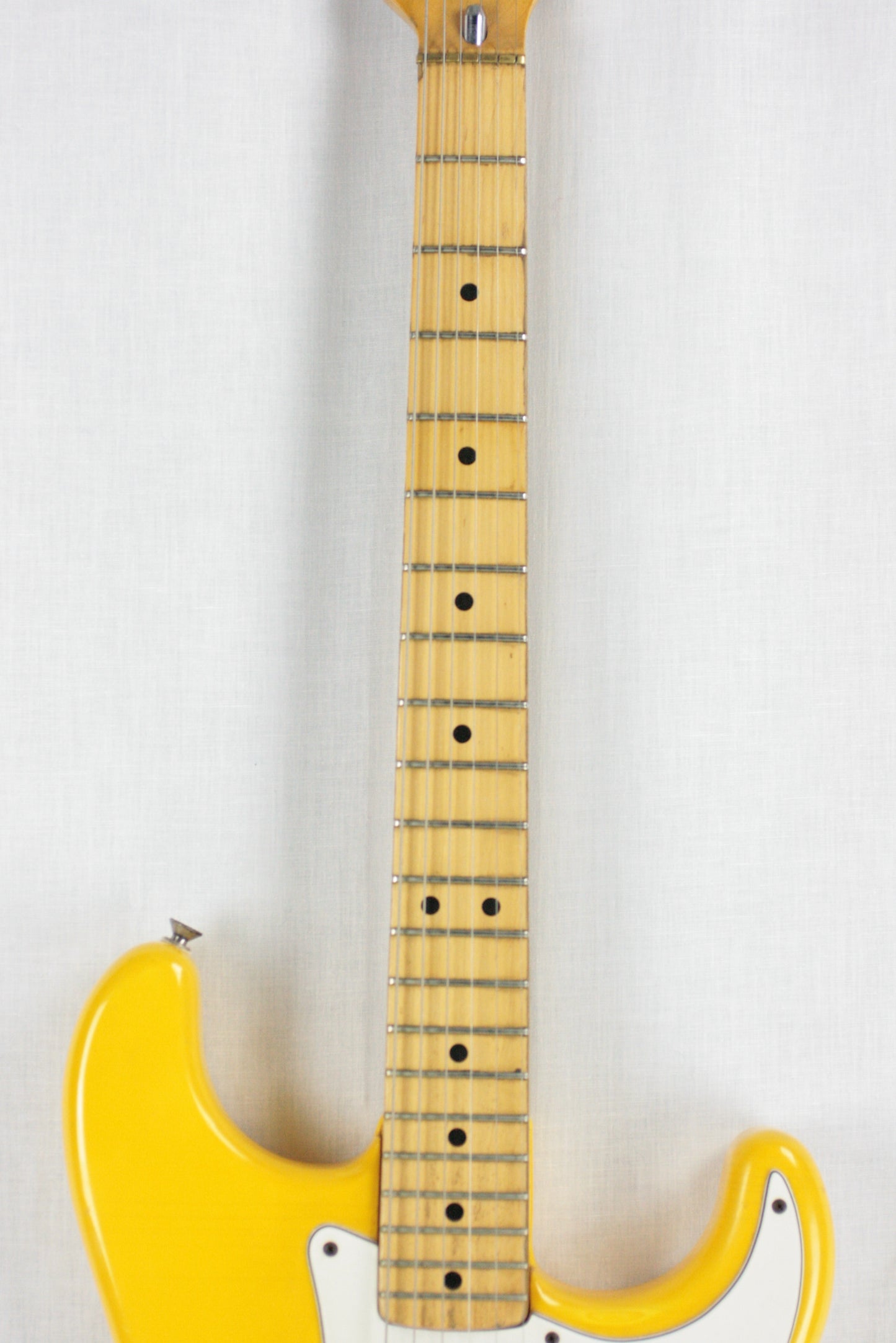 1981 Fender MONACO YELLOW Stratocaster International Color Series Strat 1979 1970's Hardtail