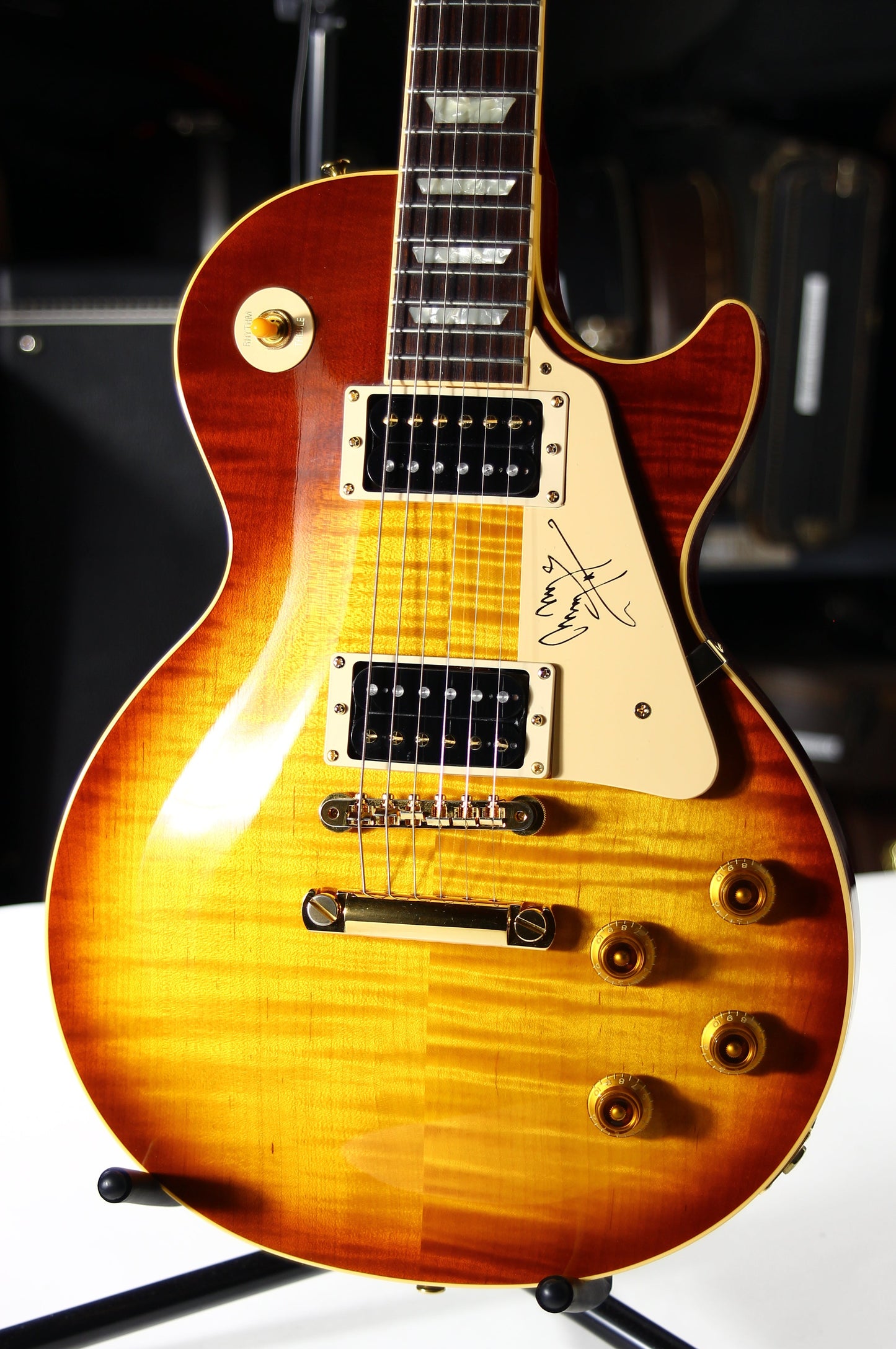 1996 Gibson Jimmy Page Les Paul Standard Signature 1959 Model - Iced Tea Plus Flametop Classic