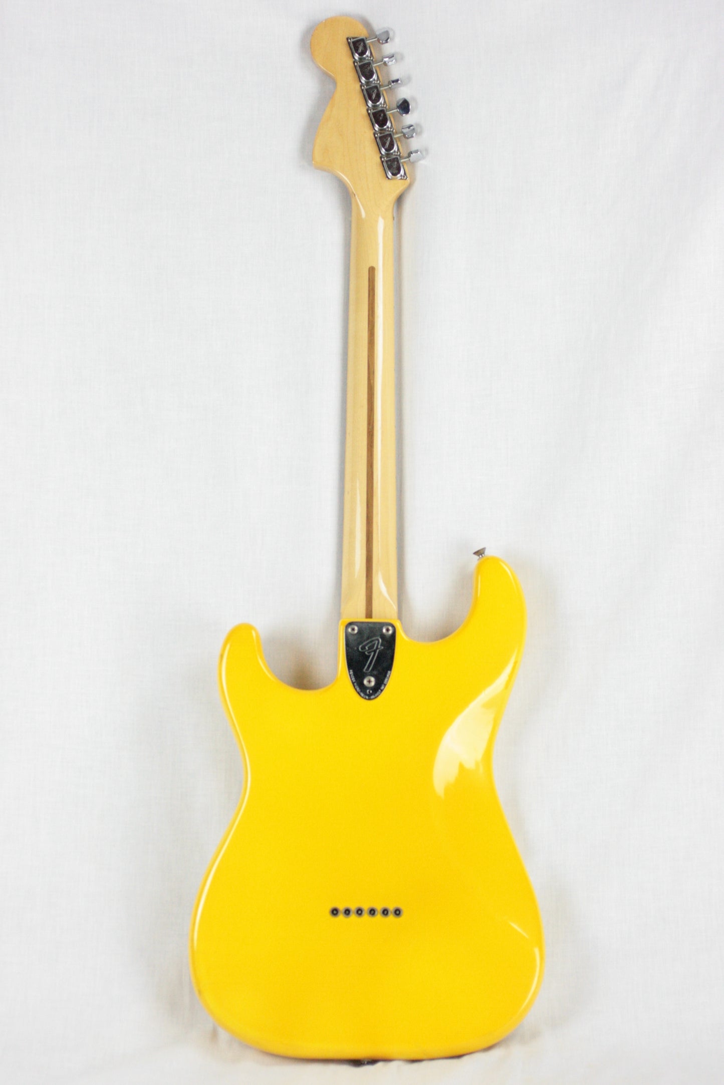 1981 Fender MONACO YELLOW Stratocaster International Color Series Strat 1979 1970's Hardtail