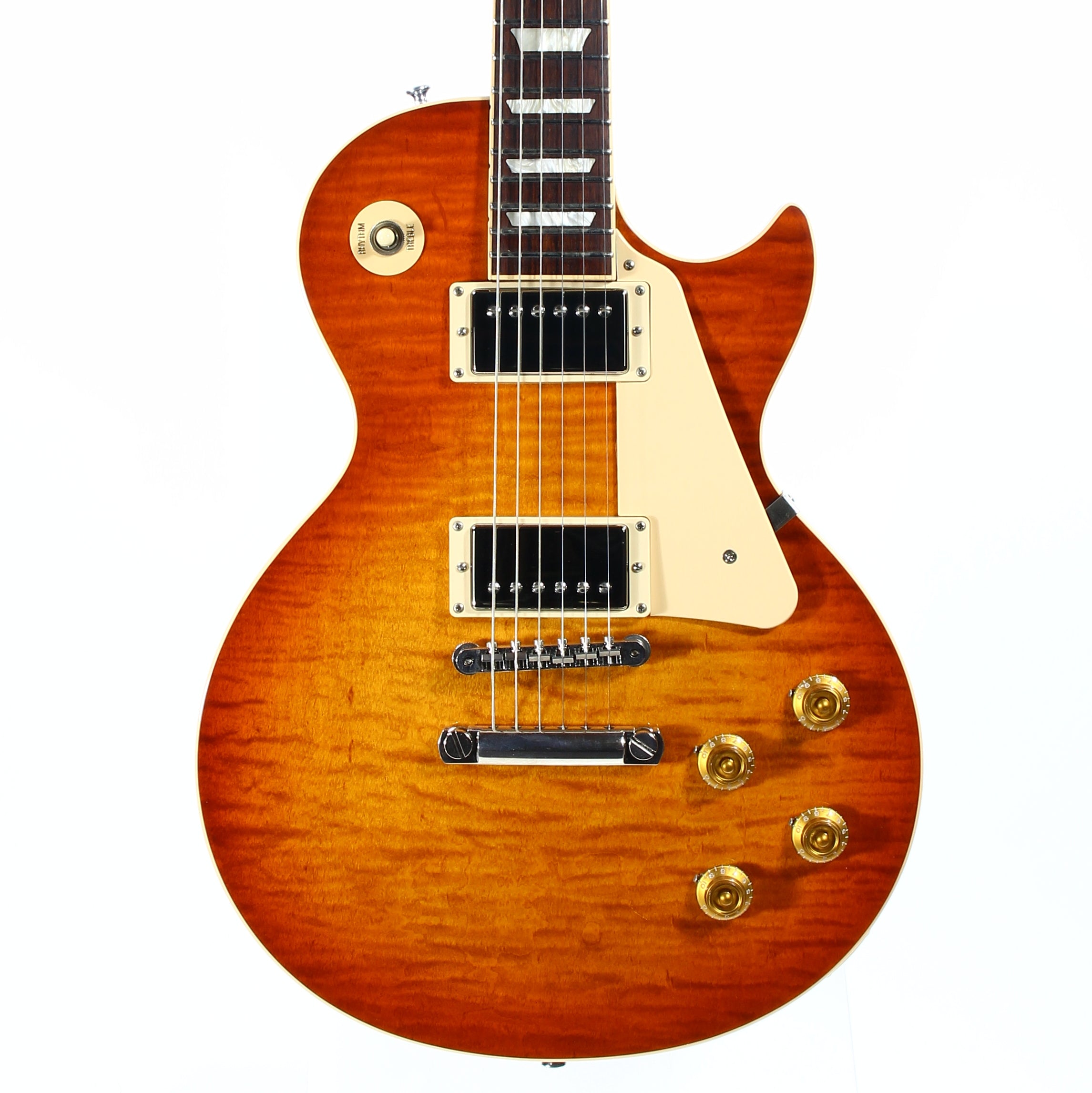 2016 Gibson Memphis ES Les Paul NO F-HOLE! Flametop Plus Limited Edition -- Standard 335 figured