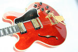 *SOLD*  1960 Gibson ES-355 TDSV! CLEAN, PAF's, Watermelon Cherry w/ FLAME! Bigsby