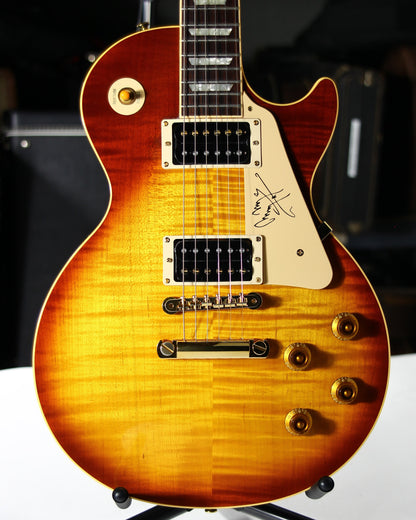 1996 Gibson Jimmy Page Les Paul Standard Signature 1959 Model - Iced Tea Plus Flametop Classic