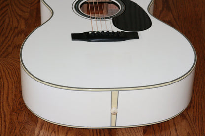 2006 Martin Bellezza Bianca ERIC CLAPTON 000-ECHF WHITE Acoustic Guitar! Signed by EC! 28 42