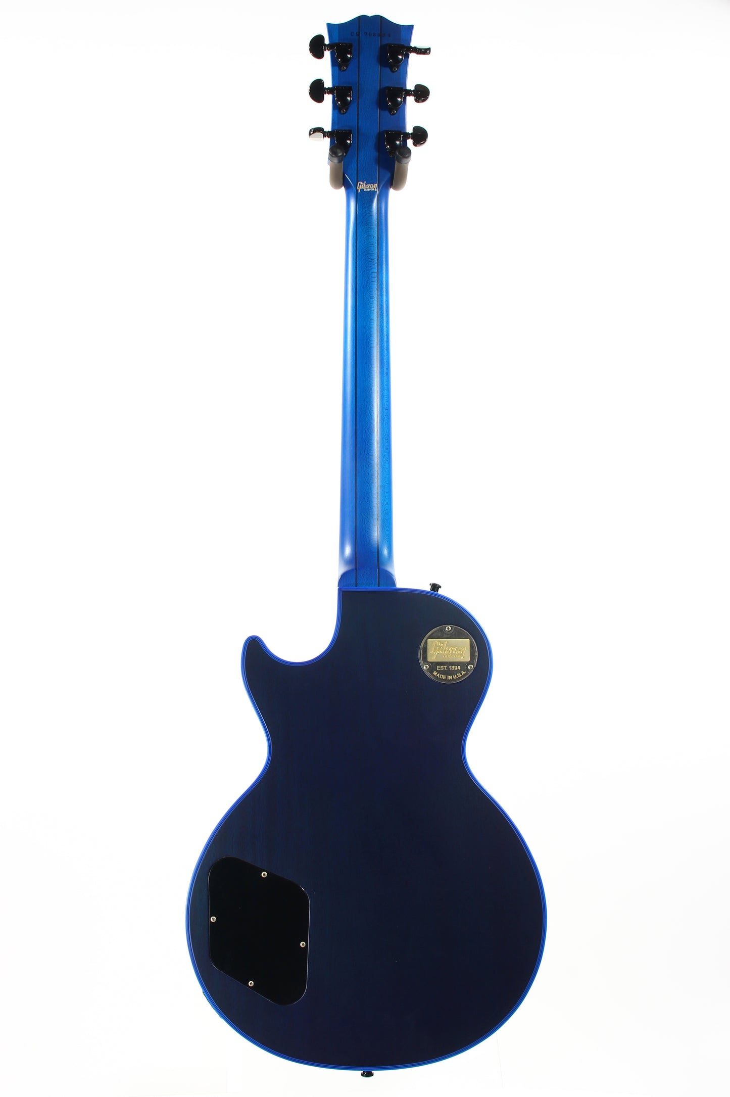2017 Gibson Custom Shop Les Paul SATIN BLUE BURST WIDOW -- Rare Limited Edition! Maple Neck!