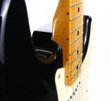 MINTY 1991 Fender Custom Shop '57 Stratocaster BLACK -- Art Esparza, Maple Neck, Tweed Case w Tags!