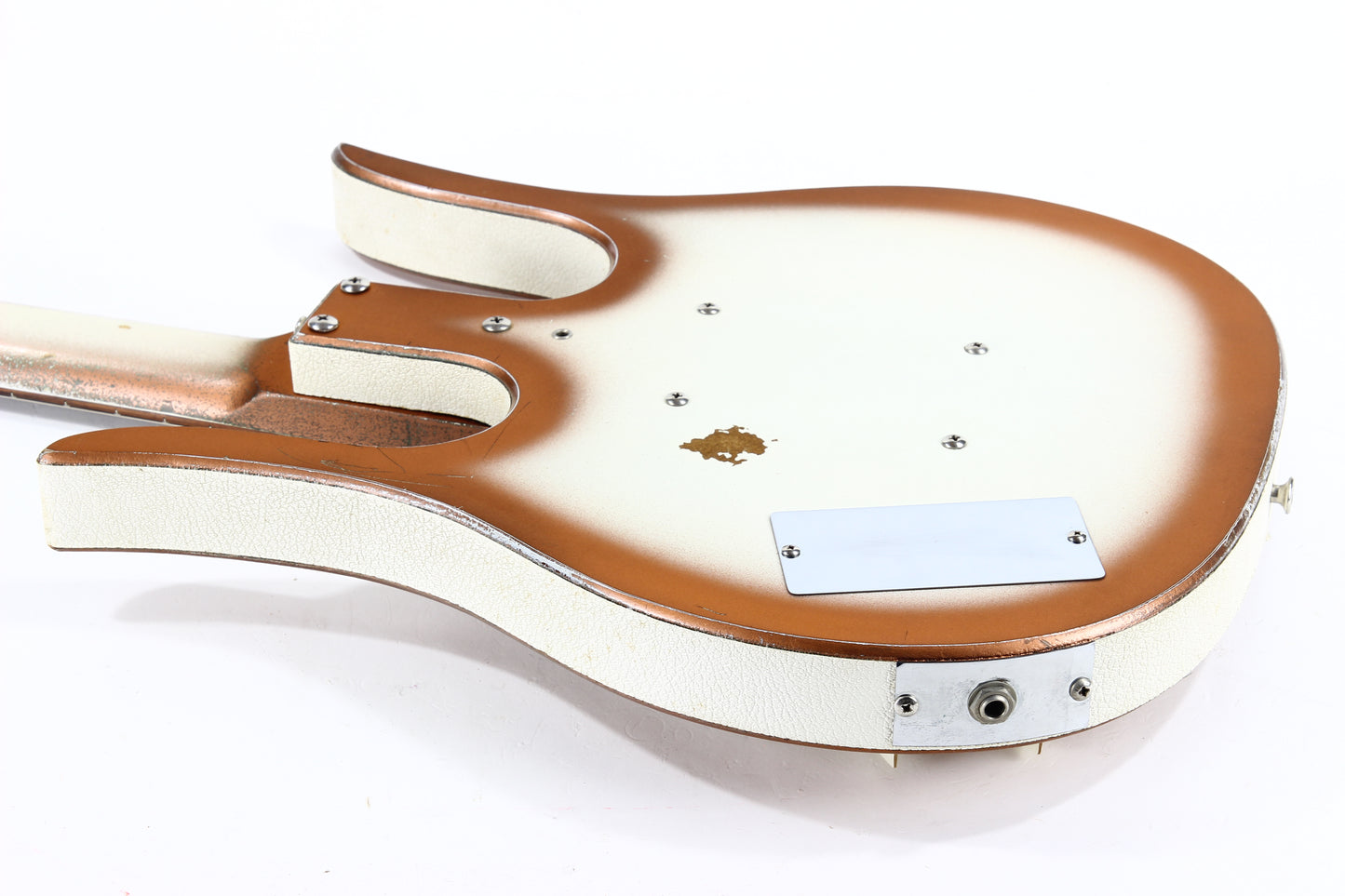 1963 Danelectro Longhorn Vintage Electric Bass Copper Burst - 2 Lipstick Pickups, Rare