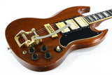 1973 Gibson SG Custom Walnut w/ Bigsby, 3 Pickups! 1970's SG Les Paul! NO BREAKS!
