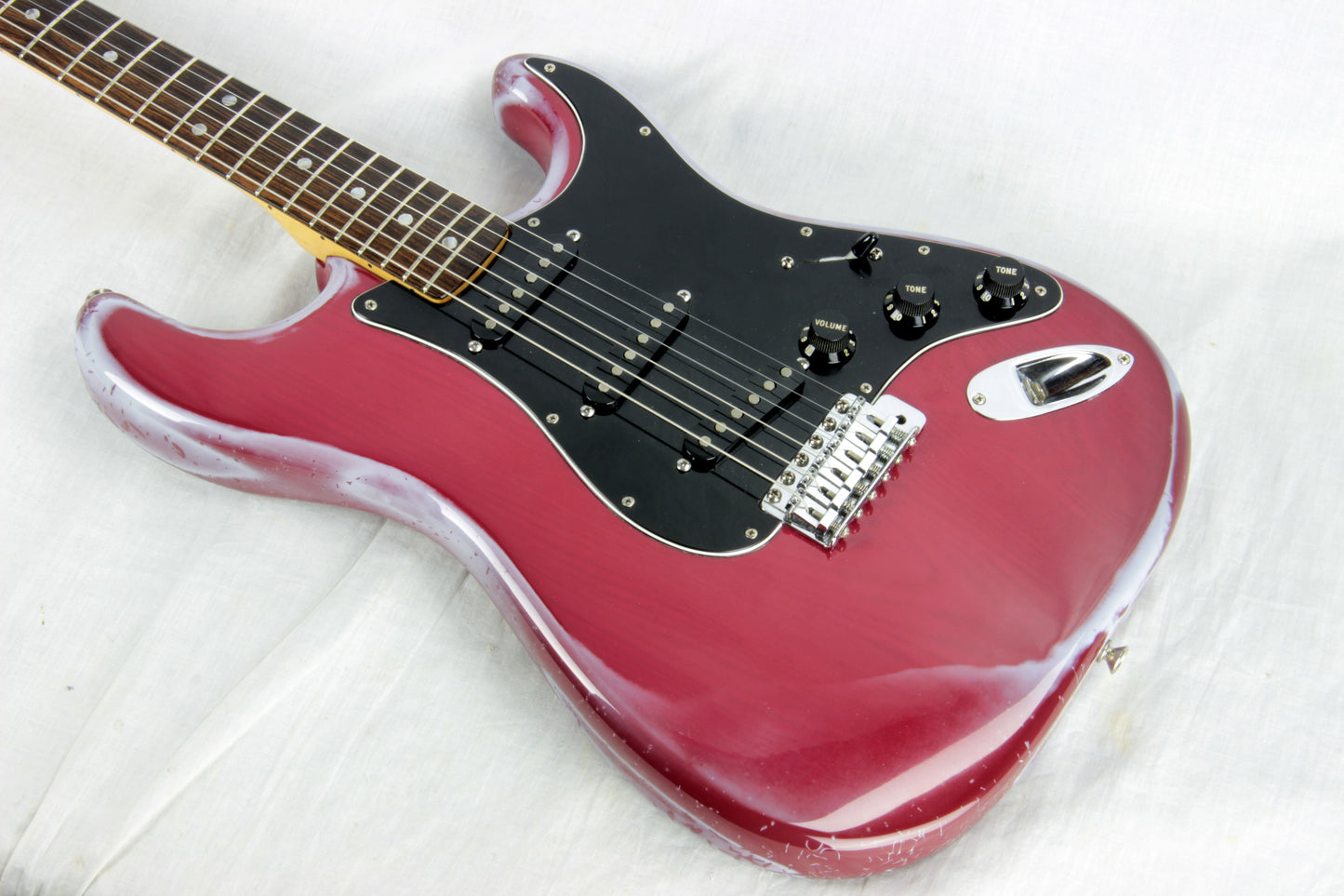 1979-1980 Fender Stratocaster Trans Wine Red w/ Original Case! Rosewood neck Strat