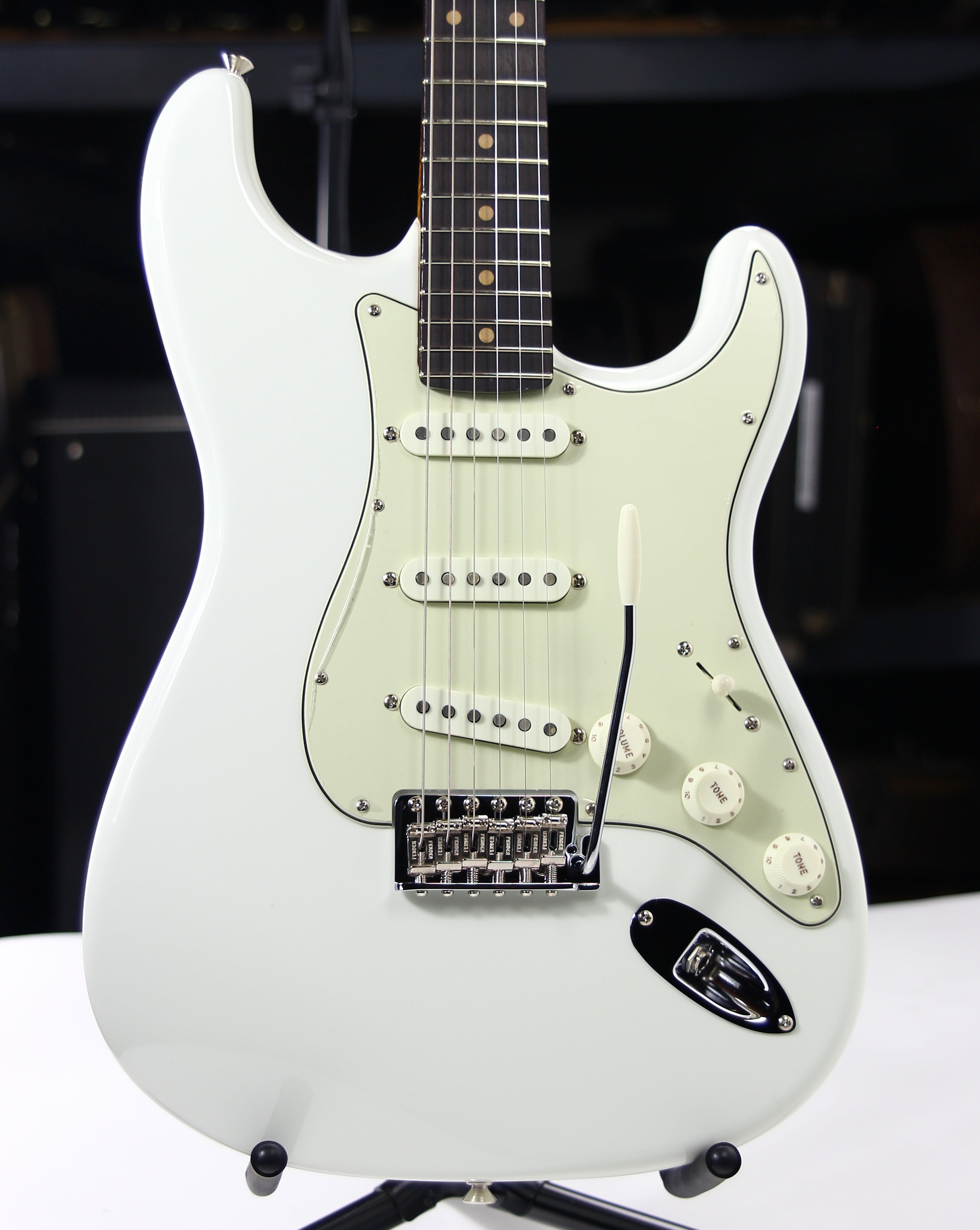 *SOLD*  2022 Fender Custom Shop GT11 '60 Stratocaster Roasted FLAME NECK - NOS Olympic White Sweetwater Dealer Select