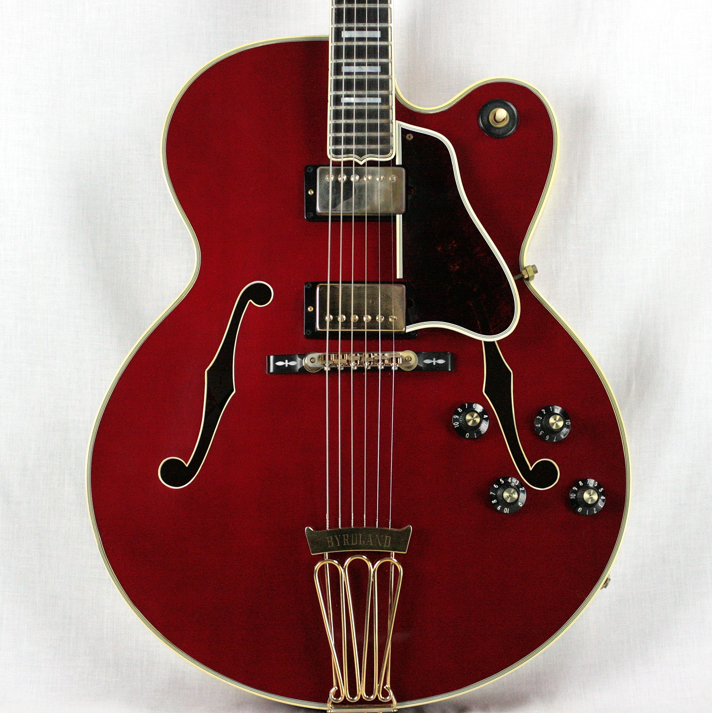 *SOLD*  INCREDIBLY RARE 1980 Gibson Byrdland w/ F5 Mandolin Headstock! CHERRY RED! es335 one off