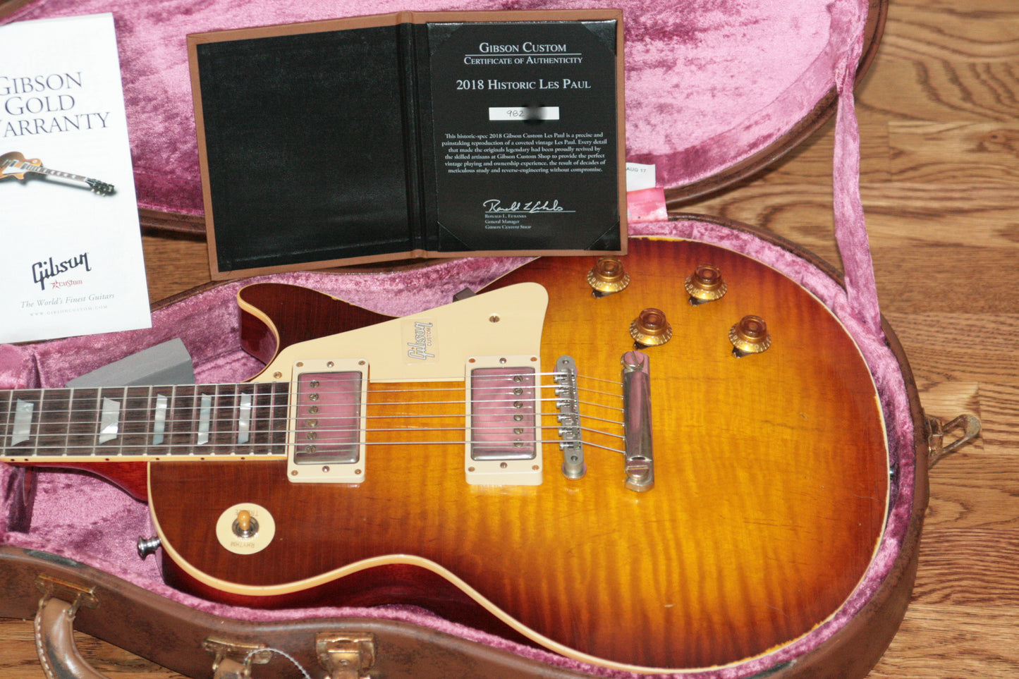 2018 Gibson 1959 AGED Les Paul Historic Reissue ROYAL TEA BURST! R9 59 Custom Shop