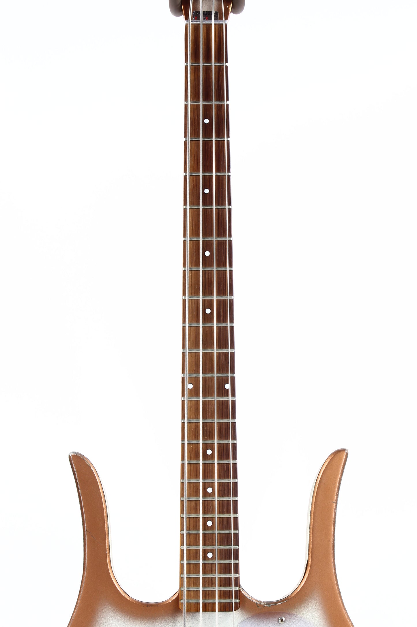 1963 Danelectro Longhorn Vintage Electric Bass Copper Burst - 2 Lipstick Pickups, Rare