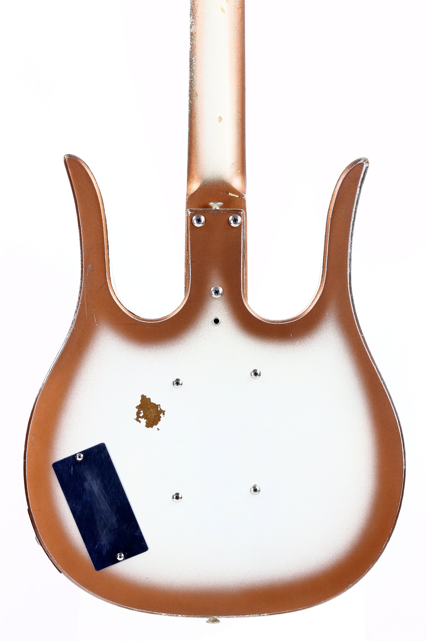 1963 Danelectro Longhorn Vintage Electric Bass Copper Burst - 2 Lipstick Pickups, Rare