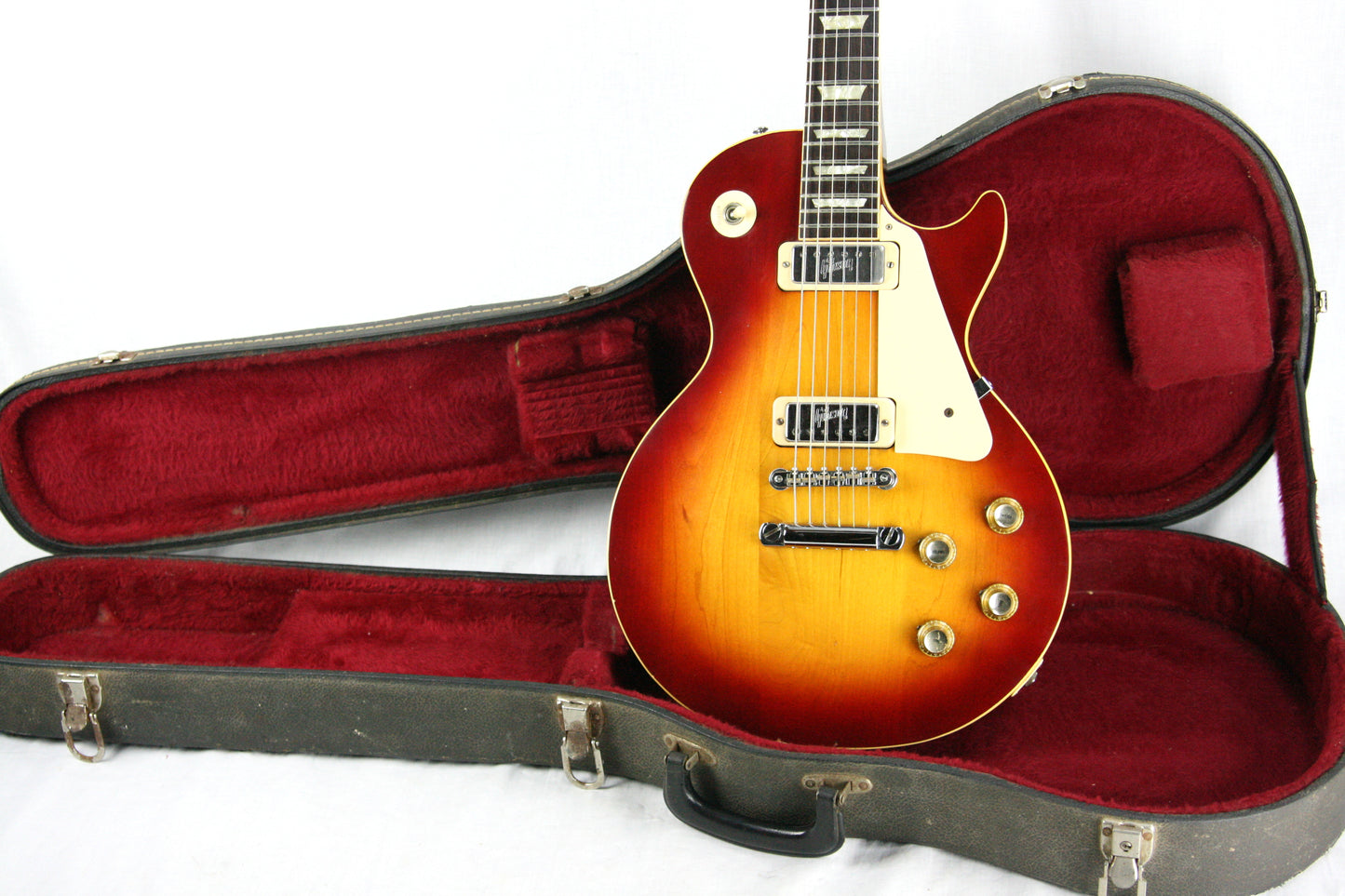 1971 Gibson Les Paul Deluxe Cherry Sunburst! Embossed Mini-Humbuckers! No Breaks! standard custom