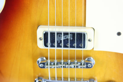 1971 Gibson Les Paul Deluxe Cherry Sunburst! Embossed Mini-Humbuckers! Repaired H/S