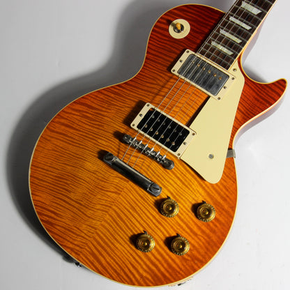 2016 Gibson Custom Shop True Historic AGED 1959 Les Paul '59 Jimmy Page R9 -- Orange Sunset Fade Reissue