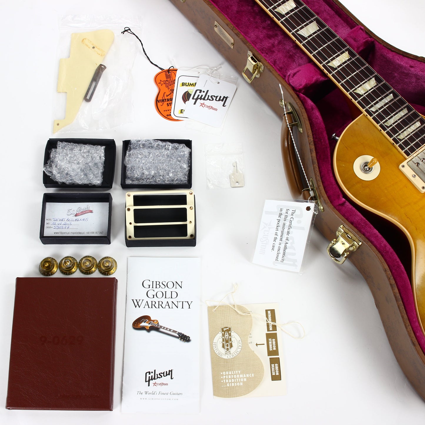 2011 Gibson GOLDIE 1959 Les Paul Collector's Choice #2 CC2 Tom Murphy Aged - 59 R9 Custom Shop