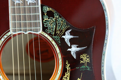 2017 Gibson Custom Shop DOVES IN FLIGHT! Limited Edition Autumn Burst! Montana dove hummingbird