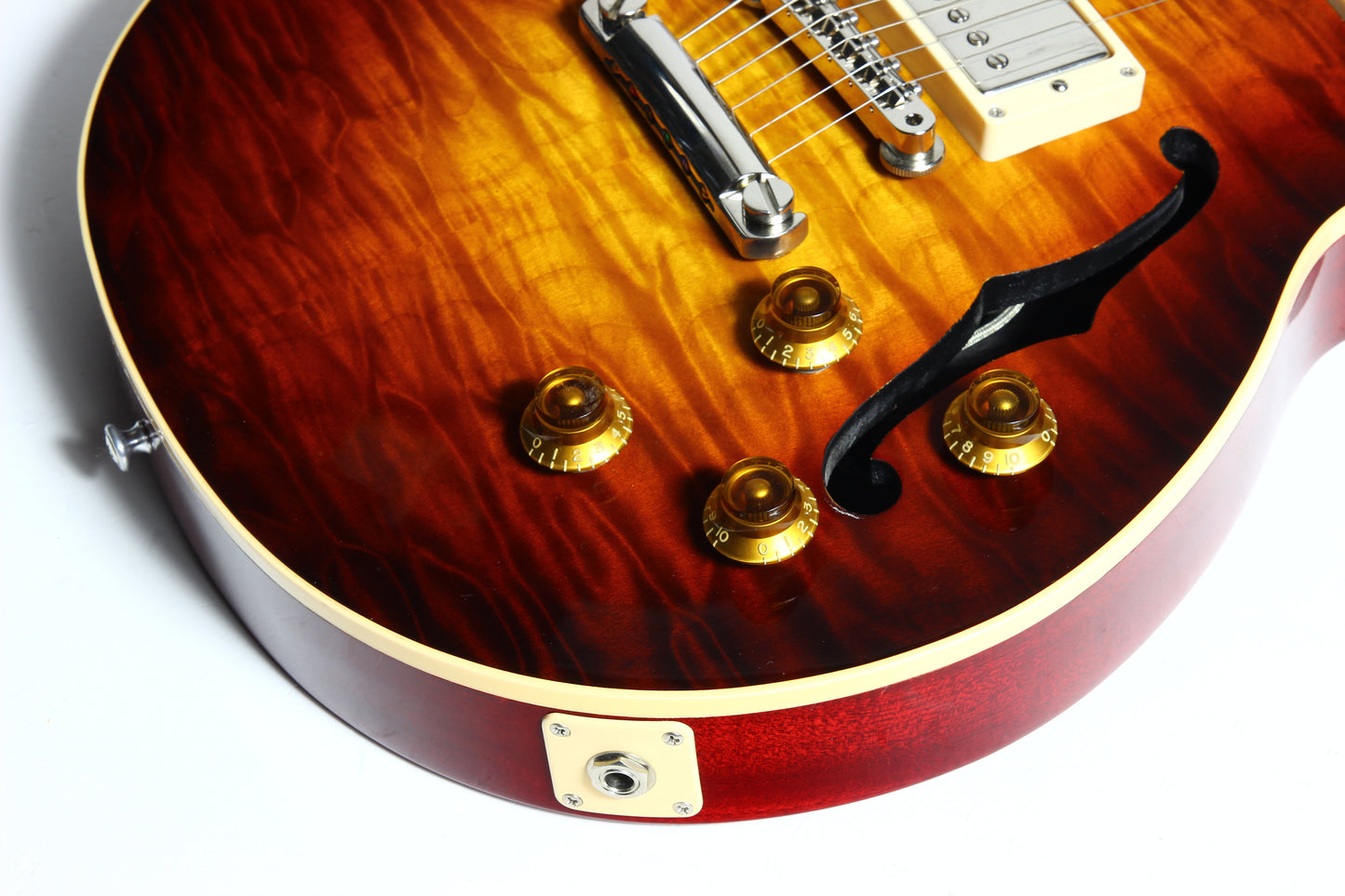 RARE 1997 Gibson Custom Shop Les Paul Florentine Standard KILLER QUILT Hollowbody ES - Yamano Special Quote 1959