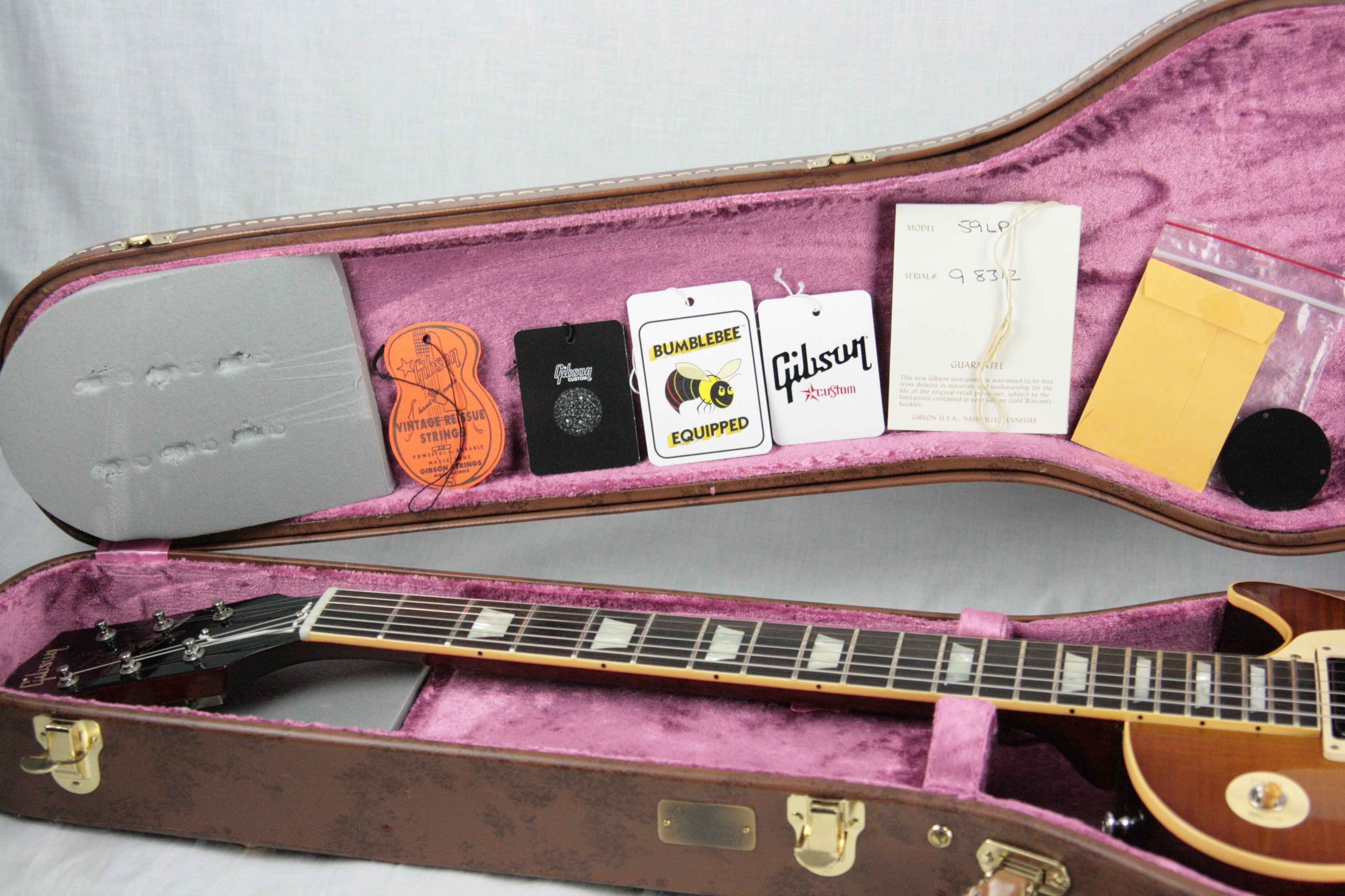 2018 Gibson 1959 BRAZILIAN ROSEWOOD Les Paul Historic Reissue! R9 59 ...