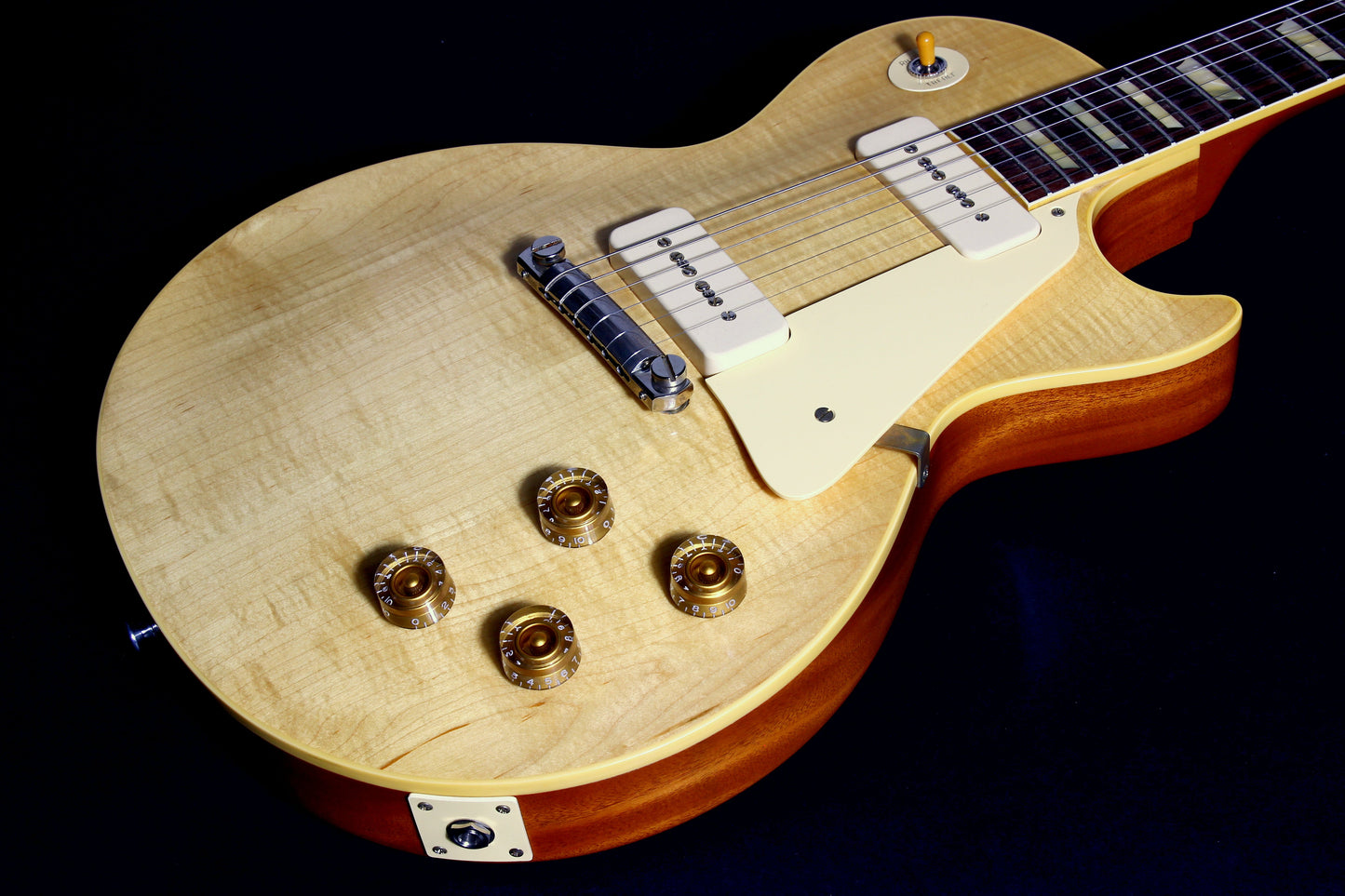 2021 Gibson Custom Shop 1954 Les Paul '54 Made to Measure M2M Natural - Factory Stinger, Light Flametop R4 Goldtop Standard