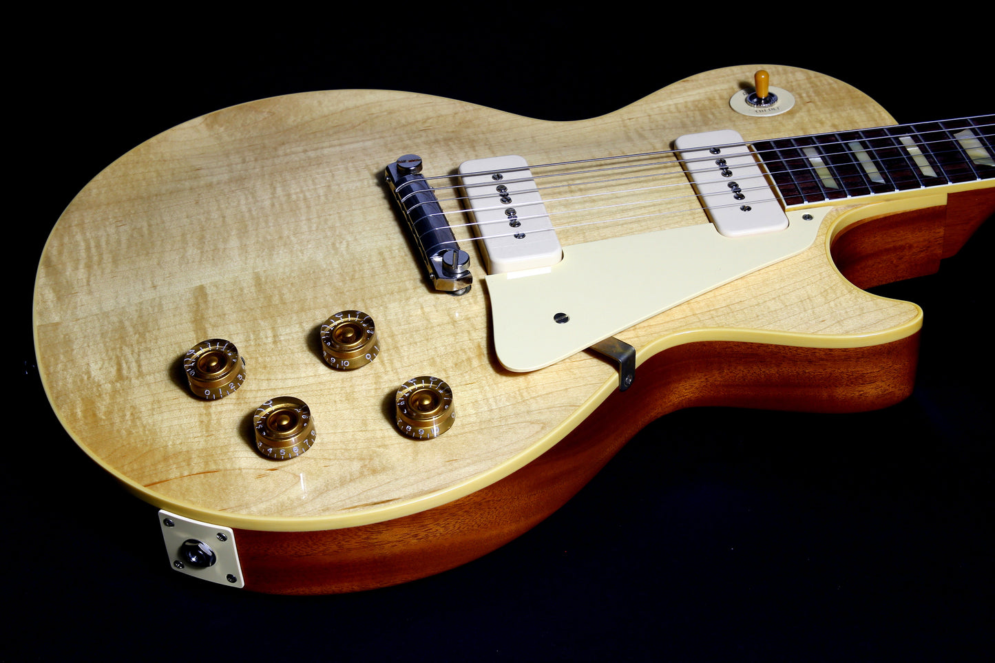 2021 Gibson Custom Shop 1954 Les Paul '54 Made to Measure M2M Natural - Factory Stinger, Light Flametop R4 Goldtop Standard