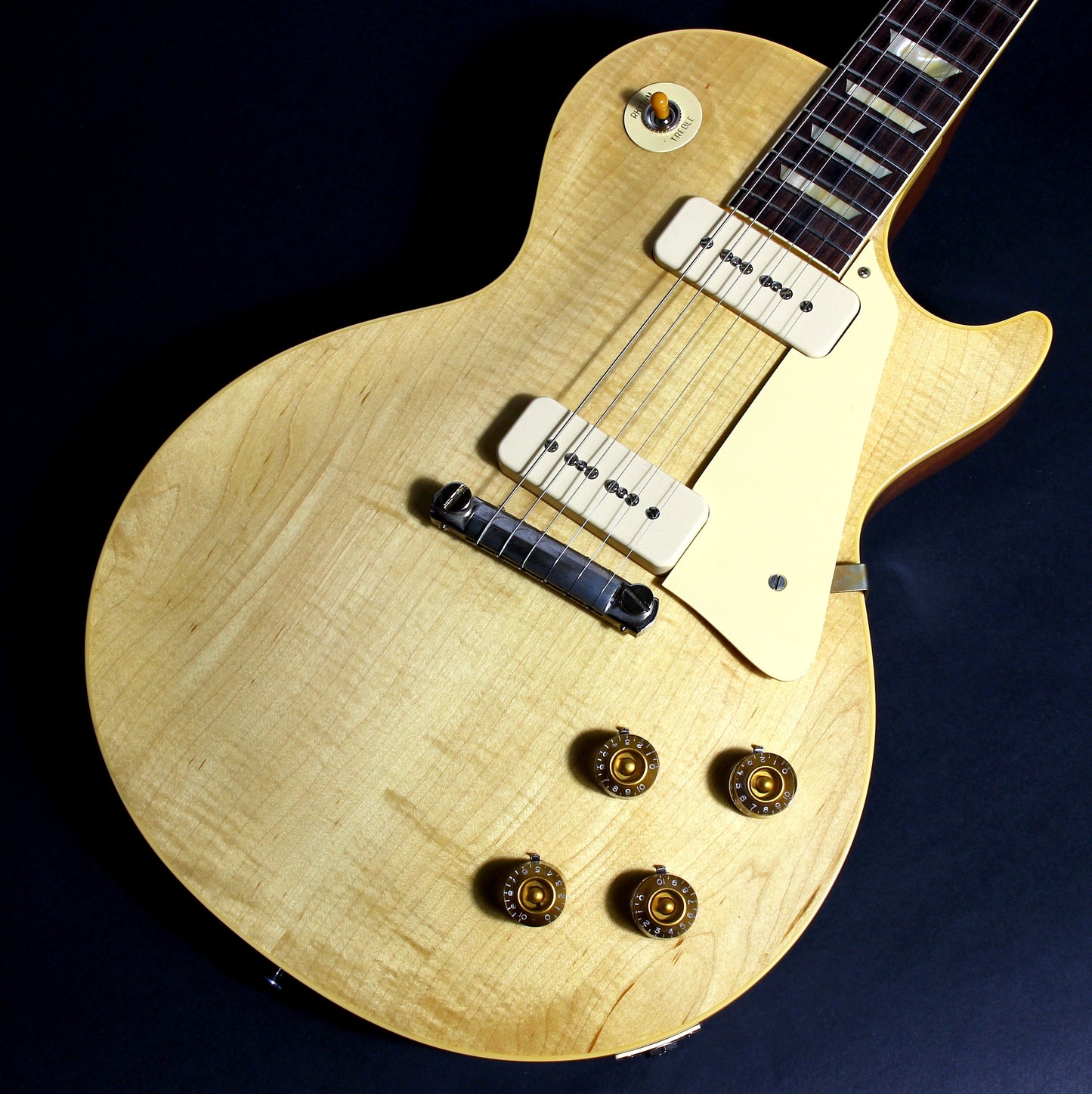 2021 Gibson Custom Shop 1954 Les Paul '54 Made to Measure M2M Natural - Factory Stinger, Light Flametop R4 Goldtop Standard