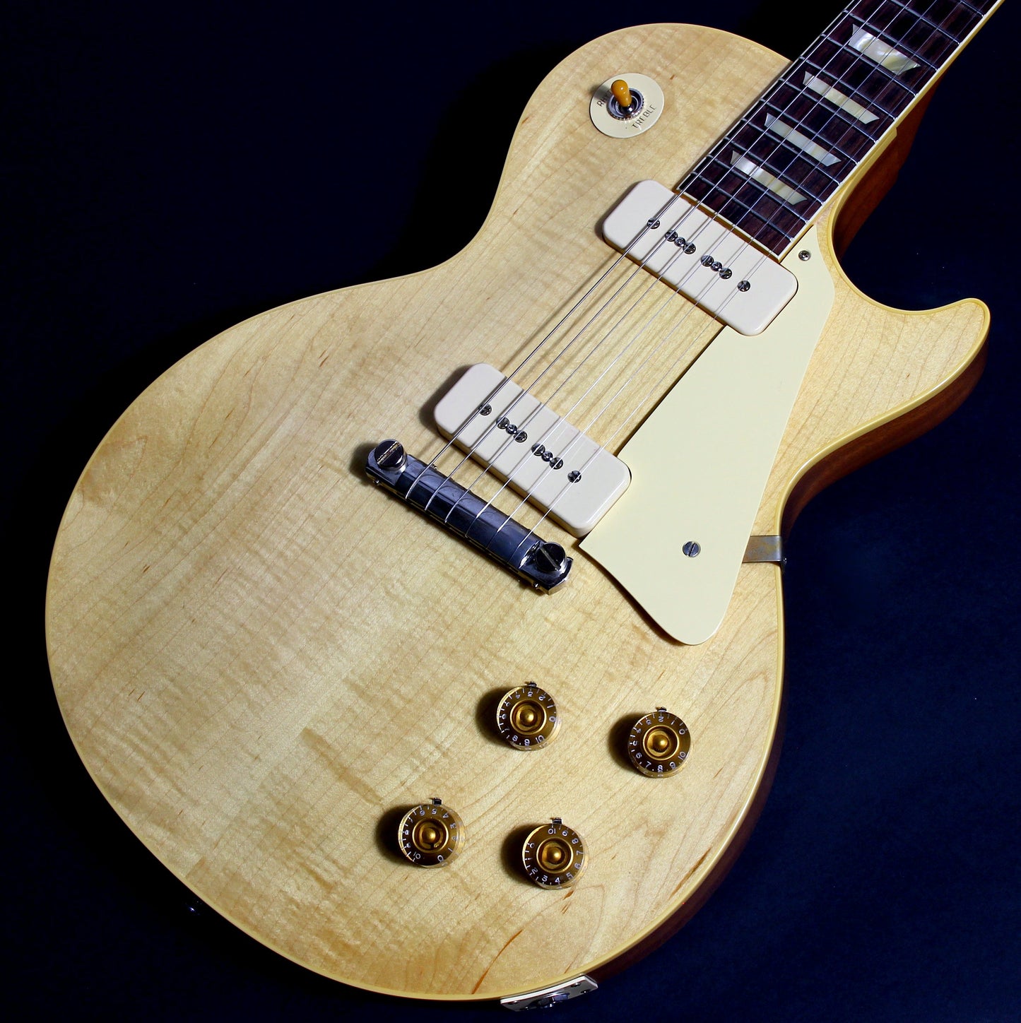 2021 Gibson Custom Shop 1954 Les Paul '54 Made to Measure M2M Natural - Factory Stinger, Light Flametop R4 Goldtop Standard