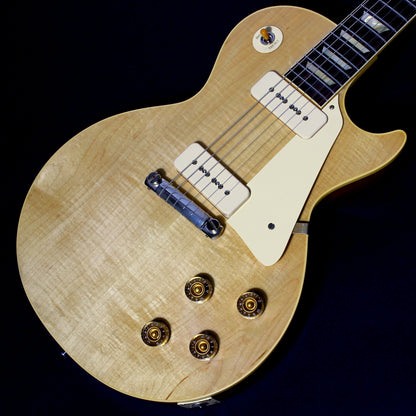 2021 Gibson Custom Shop 1954 Les Paul '54 Made to Measure M2M Natural - Factory Stinger, Light Flametop R4 Goldtop Standard