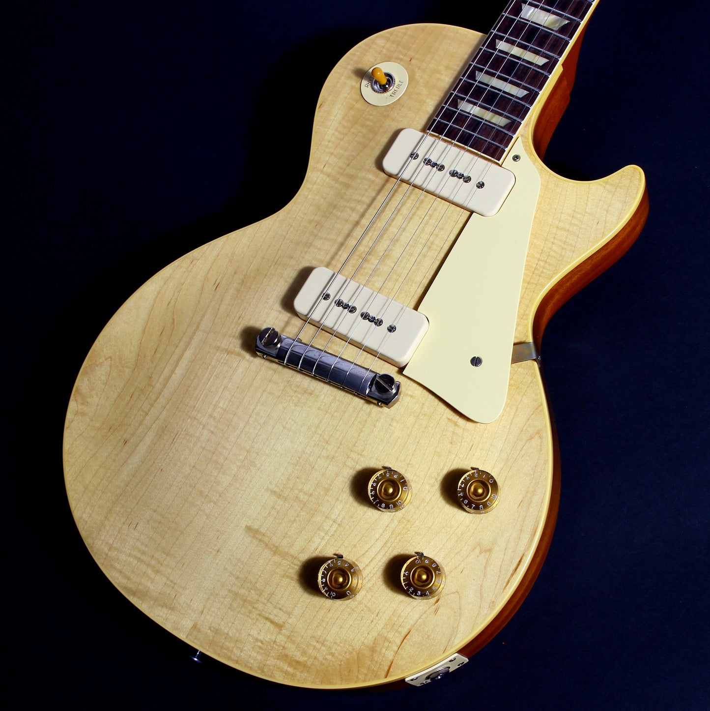 2021 Gibson Custom Shop 1954 Les Paul '54 Made to Measure M2M Natural - Factory Stinger, Light Flametop R4 Goldtop Standard