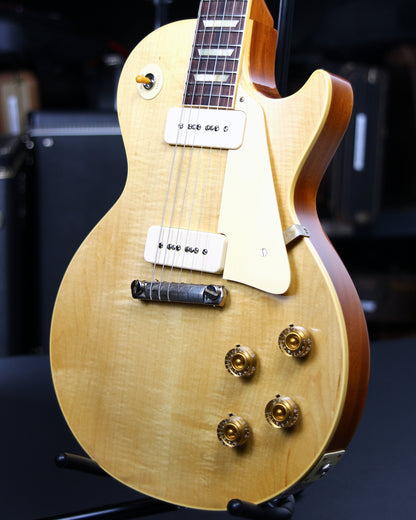 2021 Gibson Custom Shop 1954 Les Paul '54 Made to Measure M2M Natural - Factory Stinger, Light Flametop R4 Goldtop Standard