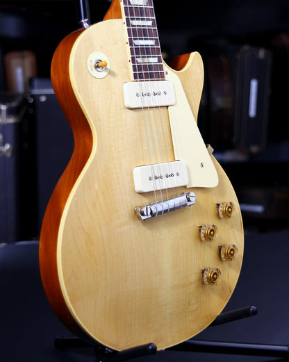 2021 Gibson Custom Shop 1954 Les Paul '54 Made to Measure M2M Natural - Factory Stinger, Light Flametop R4 Goldtop Standard