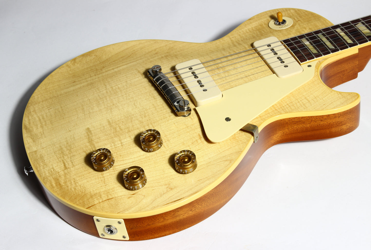 2021 Gibson Custom Shop 1954 Les Paul '54 Made to Measure M2M Natural - Factory Stinger, Light Flametop R4 Goldtop Standard