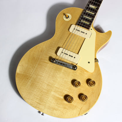 2021 Gibson Custom Shop 1954 Les Paul '54 Made to Measure M2M Natural - Factory Stinger, Light Flametop R4 Goldtop Standard