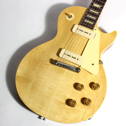 2021 Gibson Custom Shop 1954 Les Paul '54 Made to Measure M2M Natural - Factory Stinger, Light Flametop R4 Goldtop Standard