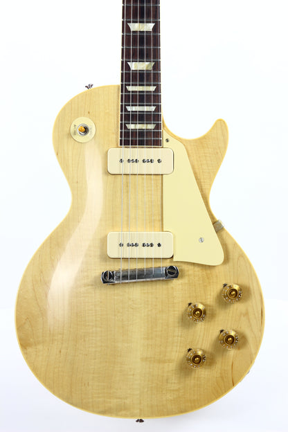 2021 Gibson Custom Shop 1954 Les Paul '54 Made to Measure M2M Natural - Factory Stinger, Light Flametop R4 Goldtop Standard