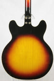 *SOLD*  1971 Harmony H22/1 Double Cutaway Electric Bass Sunburst! H-22 1960's 1970's Vintage