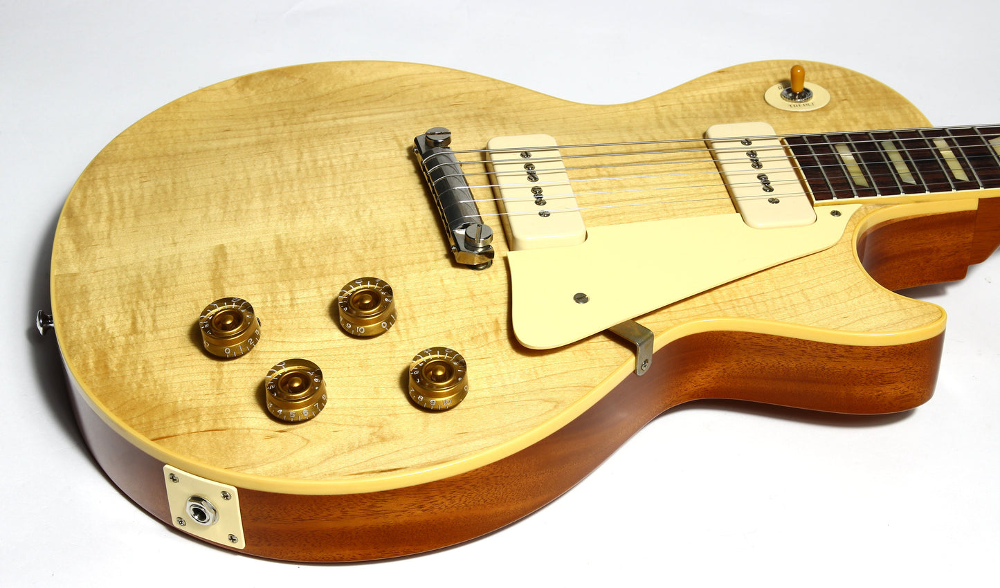 2021 Gibson Custom Shop 1954 Les Paul '54 Made to Measure M2M Natural - Factory Stinger, Light Flametop R4 Goldtop Standard