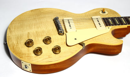 2021 Gibson Custom Shop 1954 Les Paul '54 Made to Measure M2M Natural - Factory Stinger, Light Flametop R4 Goldtop Standard