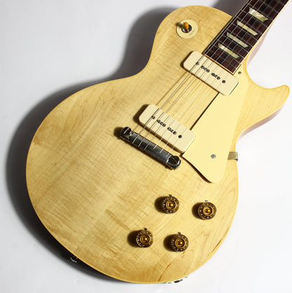 2021 Gibson Custom Shop 1954 Les Paul '54 Made to Measure M2M Natural - Factory Stinger, Light Flametop R4 Goldtop Standard