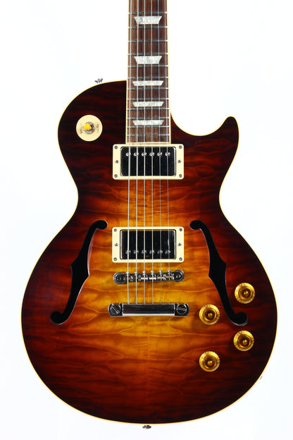 RARE 1997 Gibson Custom Shop Les Paul Florentine Standard KILLER QUILT Hollowbody ES - Yamano Special Quote 1959