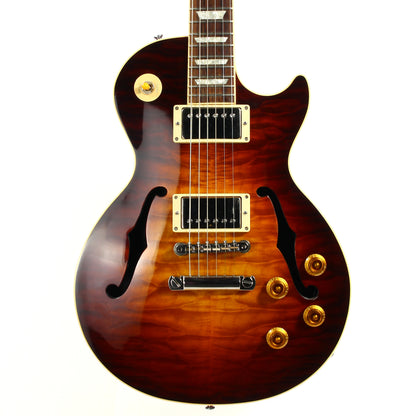 RARE 1997 Gibson Custom Shop Les Paul Florentine Standard KILLER QUILT Hollowbody ES - Yamano Special Quote 1959