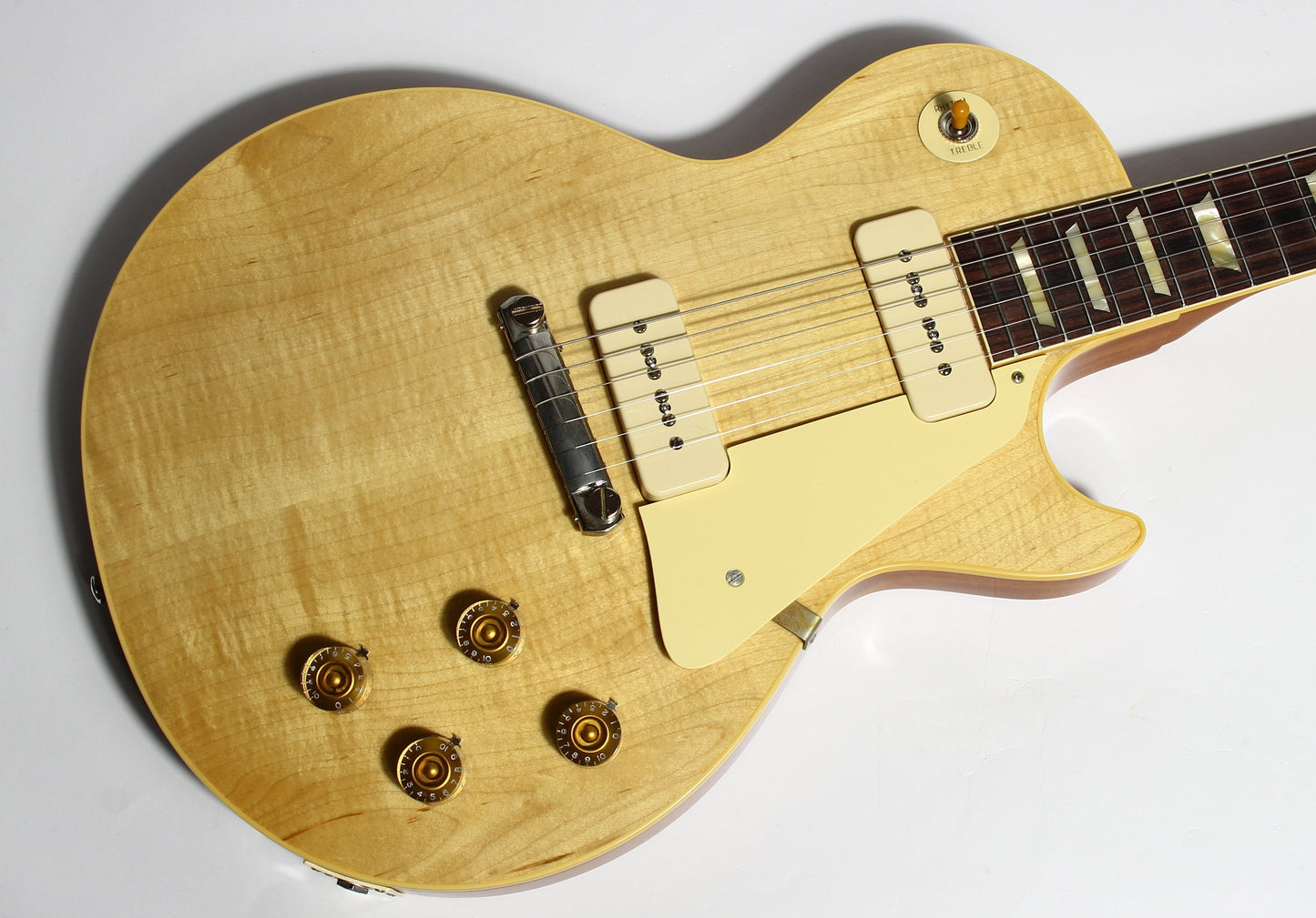 2021 Gibson Custom Shop 1954 Les Paul '54 Made to Measure M2M Natural - Factory Stinger, Light Flametop R4 Goldtop Standard