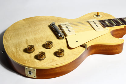 2021 Gibson Custom Shop 1954 Les Paul '54 Made to Measure M2M Natural - Factory Stinger, Light Flametop R4 Goldtop Standard