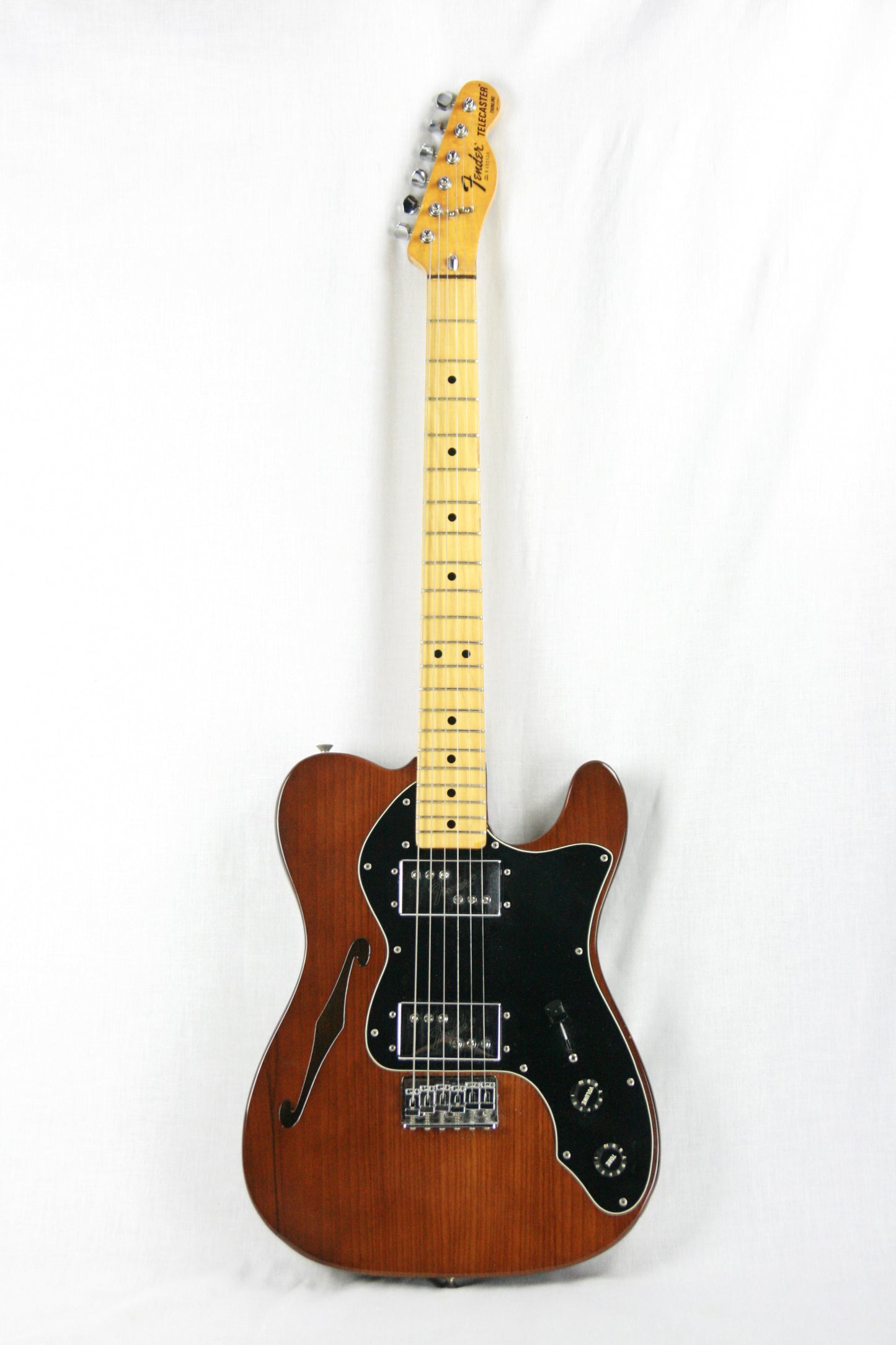 1979 Fender Telecaster Thinline Mocha Brown Finish w/ OHSC! 1970's Tele, Deluxe, Custom, Wide-Range Humbuckers!