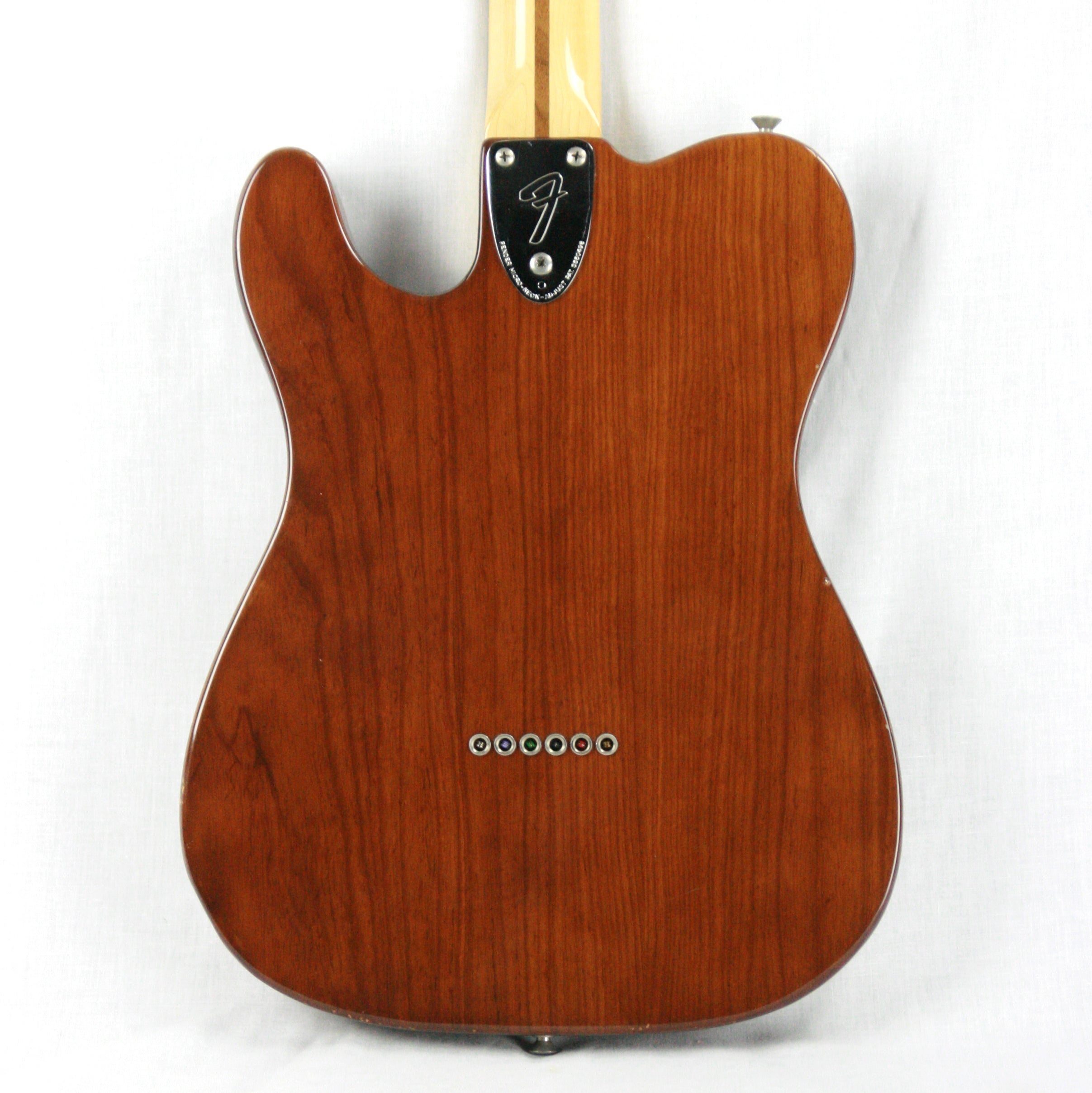 *SOLD*  1979 Fender Telecaster Thinline Mocha Brown Finish w/ OHSC! 1970's Tele, Deluxe, Custom, Wide-Range Humbuckers!